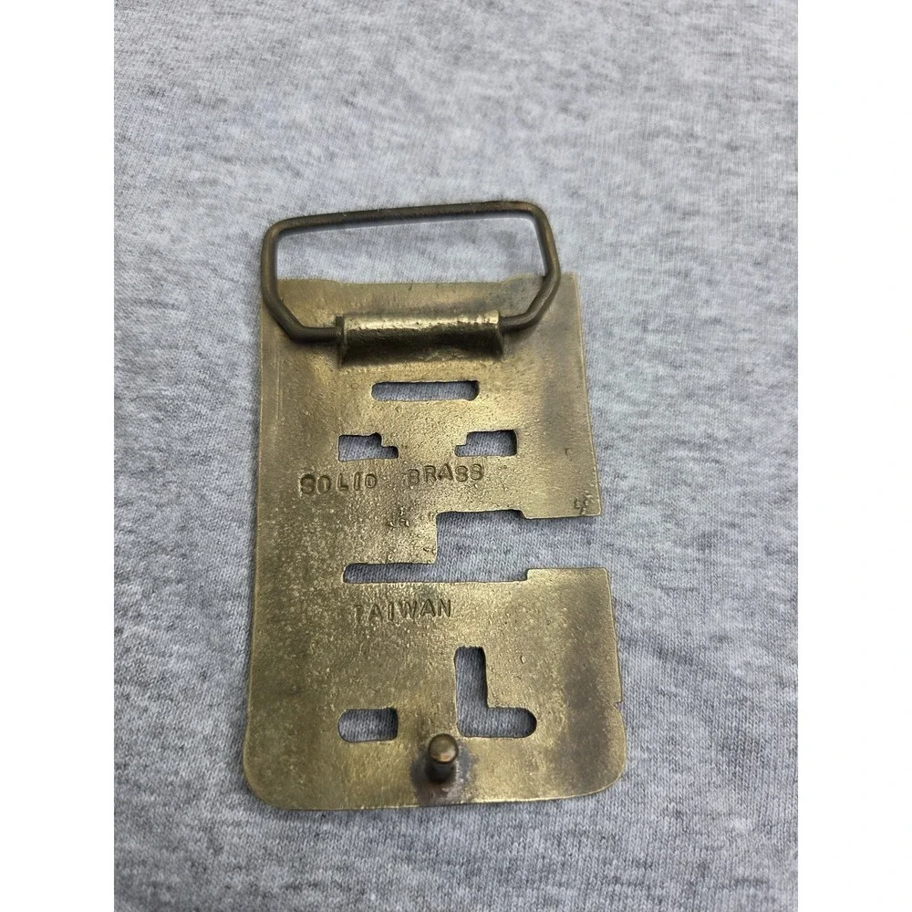 Solid Brass Vintage Name Glen Heavy Sturdy Belt Buckle Personalized Western